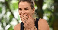 I'm A Celeb Vogue Williams drops Angry Ginge in it the moment she leaves camp