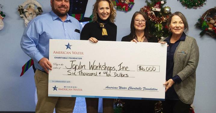 American Water Charitable Foundation awards grant to Joplin Workshops