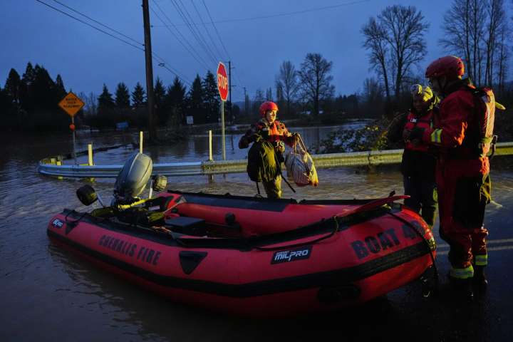Pacific Northwest braces for more heavy rain, after powerful storm caused flooding, rescues