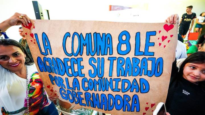Gobernadora Matiz entregó obras en la Comuna Ocho de Ibagué