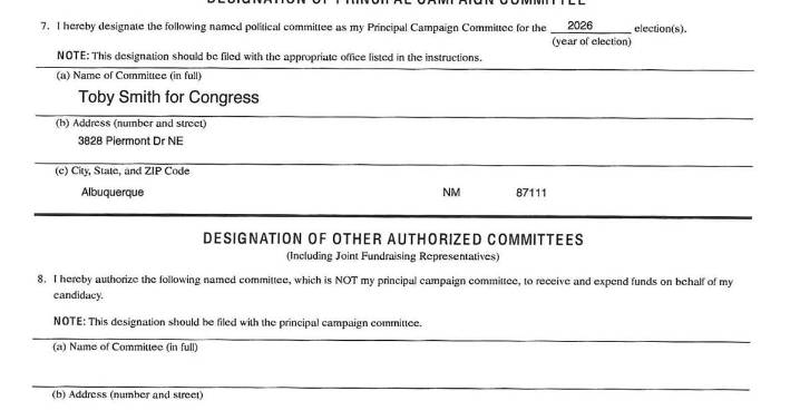 Candidate 'Toby Smith' breaks bad in federal filing