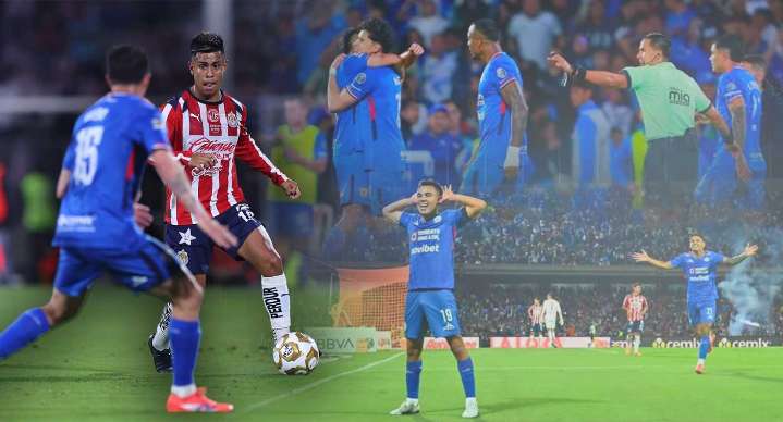 Cruz Azul elimina a Chivas y enfrentará a Tigres en semifinales del Apertura 2025