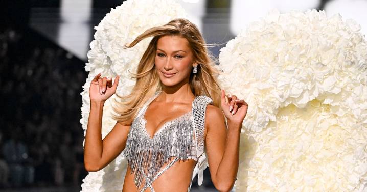 Bella Hadid Wore A Lacy Bra & Miniskirt In 'Dazed' BTS Photos