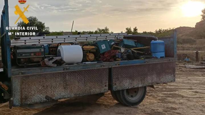 Un vecino de Fabara acepta cinco años de cárcel por desvalijar diez casetas de campo