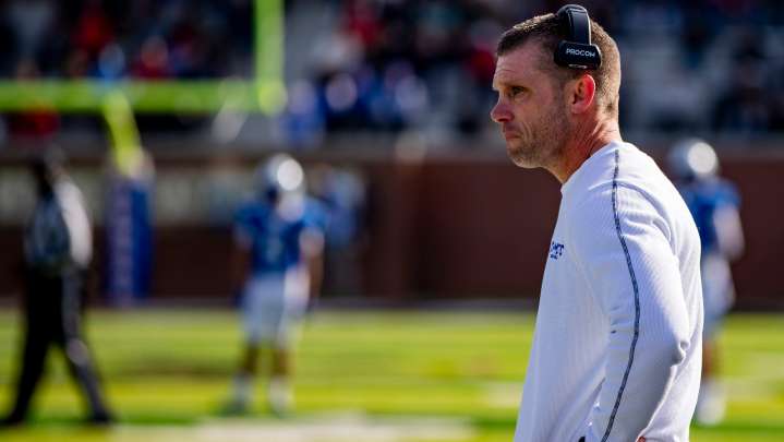 Brevard football coach Luke Coleman talks his senior…