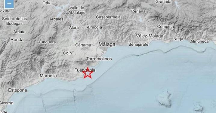 Registrado un terremoto de 4,2 con epicentro en Fuengirola sentido en varios puntos de Andalucía