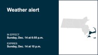 Weather alert in place for 3 Massachusetts counties until Sunday night