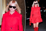 Sydney Sweeney wears all-red promoting 'The Housemaid' on 'The Tonight Show Starring Jimmy Fallon'