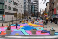 DOT unveils newly constructed Audubon Plaza pedestrian paradise in Washington Heights