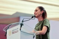 Sheinbaum, “muy contenta” por respaldo de AMLO 
