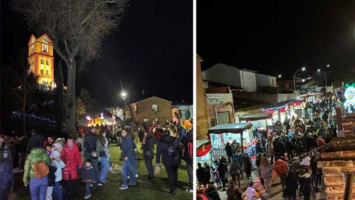 Récord absoluto de visitantes en el 'Pueblo Europeo de la Navidad' de León