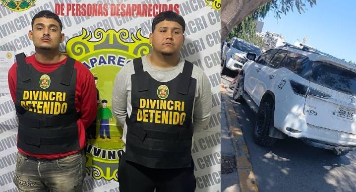 Capturan a sujetos acusados de secuestro en Chiclayo