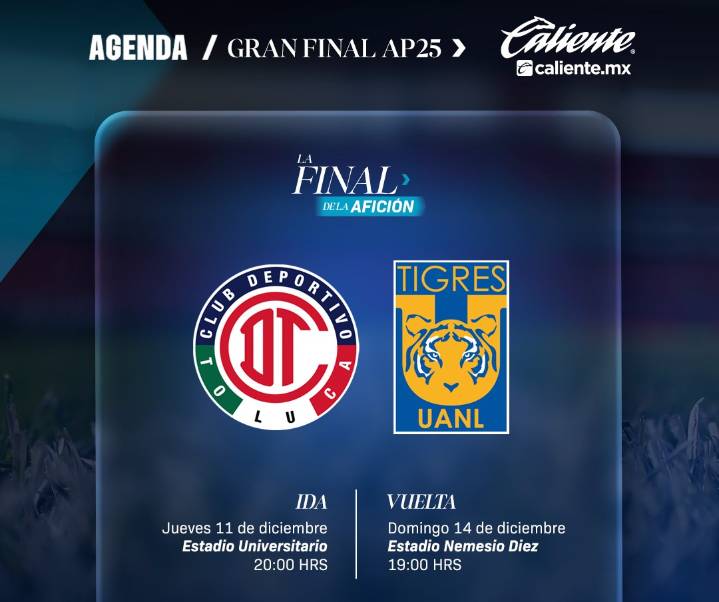 Definen fecha y hora para la Final del Torneo Apertura 2025