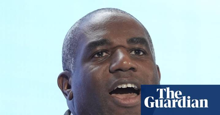 David Lammy tells of ‘traumatic’ racial abuse in youth after Farage allegations