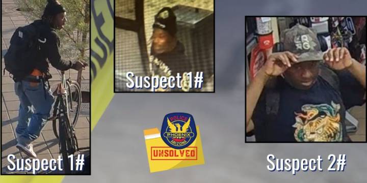 Photos released of suspects involved in deadly Phoenix shooting