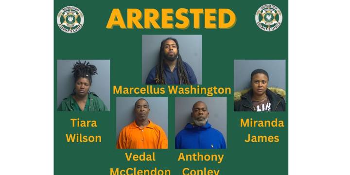 Five arrested in Hammond drug bust; drugs found near children
