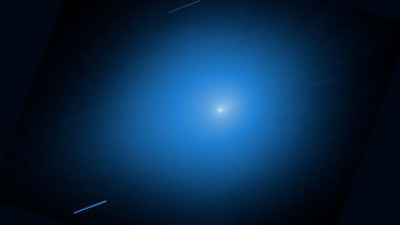 Nueva imagen del cometa interestelar 3I/ATLAS captada por el telescopio espacial Hubble de la NASA