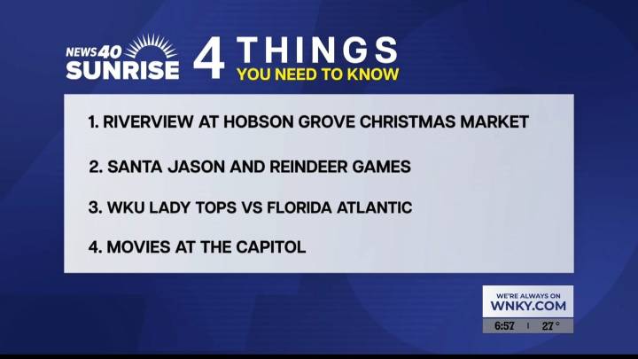 4 Things You Need to Know: December 03, 2025