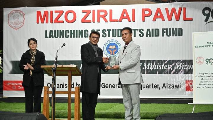 MZP launches students’ aid fund to support economically weak students across Mizoram