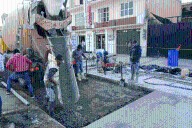 Avanza pavimentación de bulevar en Cuautepec;