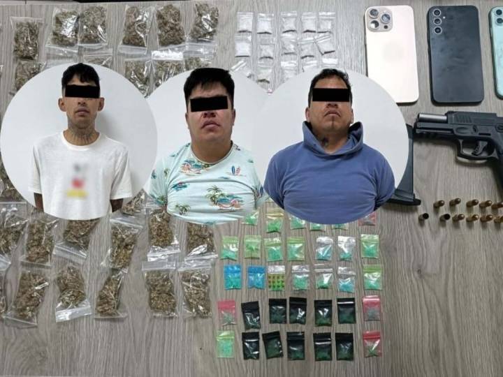 Capturan a 3 extorsionadores en Iztapalapa que balearon a hombre