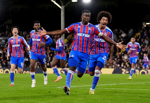 Guehi's late goal lifts Crystal Palace to 4th place in Premier League