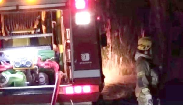 Controlaron incendio de pastizales en chacra cercana a la Laguna Negra