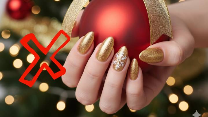 Ni XL ni cortas clásicas: el largo de uñas que se viene para Navidad