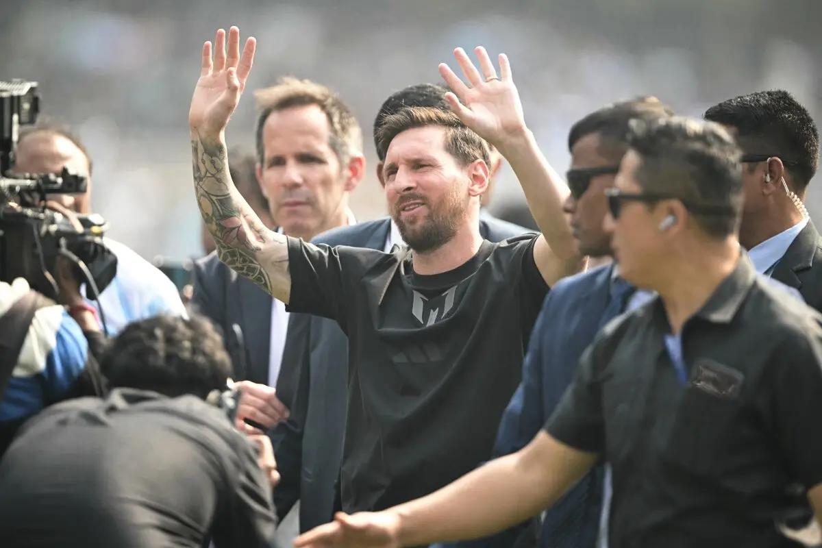 Caos, estafas y detenciones en India por la visita exprés de Lionel Messi a estadio Salt Lake Stadium