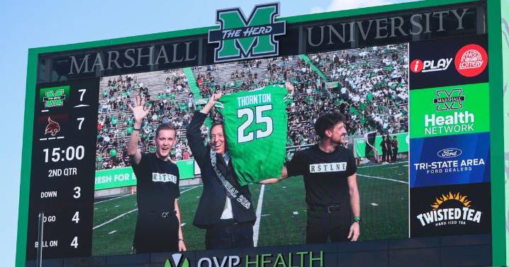 Marshall football: AD Gerald Harrison addresses video board failures