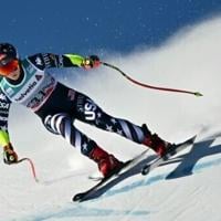 Robinson wins super-G, Vonn 4th as returning Shiffrin fails to finish