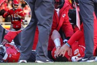Patrick Mahomes exits Chiefs game with injury as playoff hopes perish
