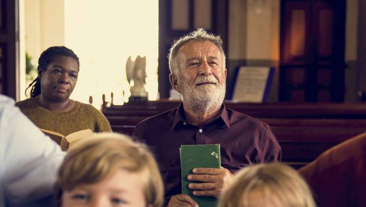 Deaf Man Really Enjoying Children’s Church Choir