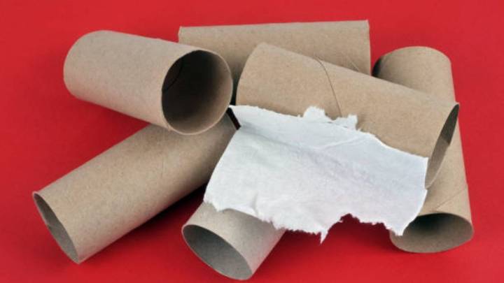 Reciclaje: guardá los tubos de papel higiénico y transformalos en un maravilloso centro de mesa para Navidad