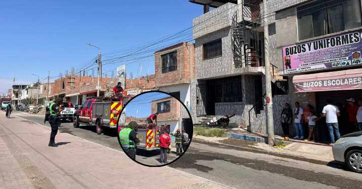 Adulto mayor muere en incendio en medio de denso humo tóxico