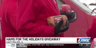 Hams for the Holidays Giveaway held in East Moline