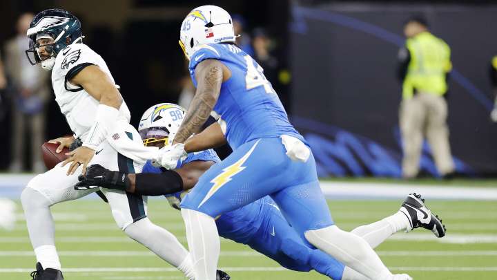 Bizarre play with interception, two fumbles leads to Chargers field goal