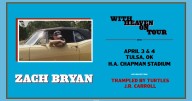 HEADING SOUTH: Zach Bryan to play 2 shows at UTulsa in April