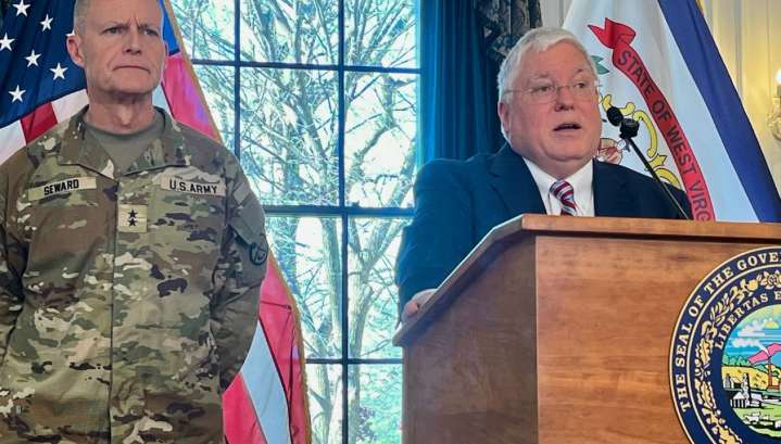 West Virginia governor says Guard member shot in DC is 'slowly healing'