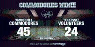 Vanderbilt Dominates Tennessee in Knoxville Upset