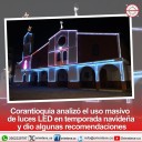 Corantioquia analizó el uso masivo de luces LED en temporada navideña y dio algunas recomendaciones