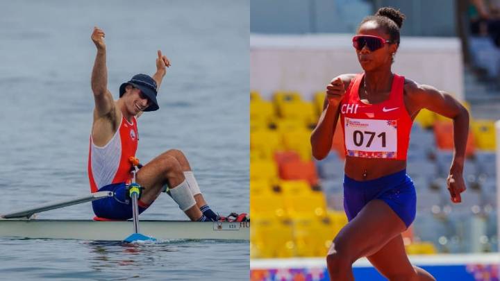 Team Chile se estrena con oros en el remo y atletismo de los Juegos Bolivarianos