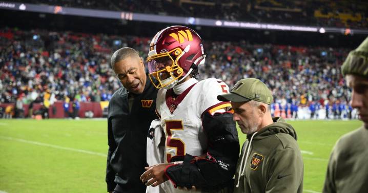 Commanders quarterback Jayden Daniels' status for Vikings game won't be known until Friday