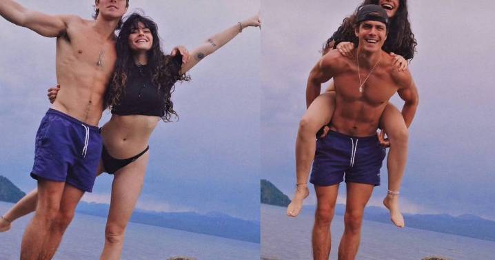 Desde la Patagonia: Marcos Ginocchio de GH reapareció con su hermana y revolucionó las redes