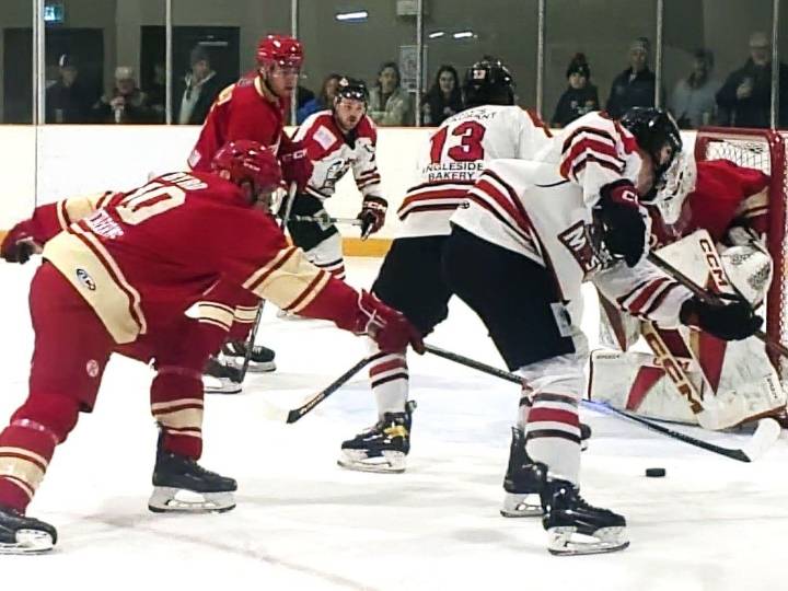 North Dundas Rockets take a 7-5 win from South Stormont Mustangs