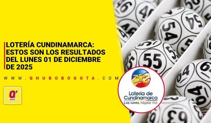 Lotería Cundinamarca: estos son los resultados del sorteo del lunes 01 de diciembre de 2025