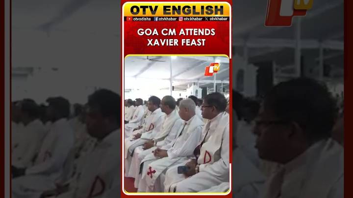 Goa CM Pramod Sawant Attends St. Francis Xavier Feast Mass