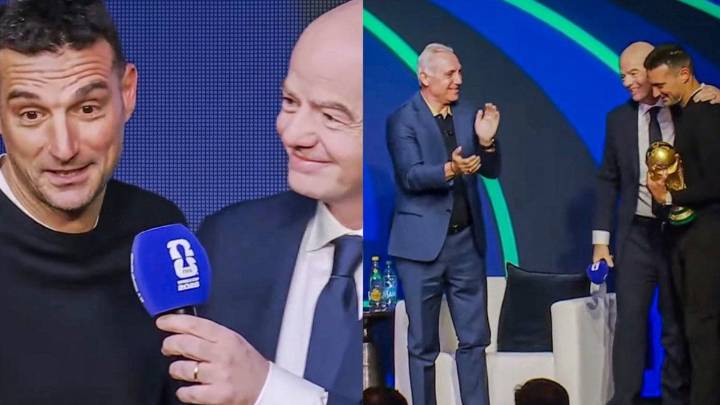 Gianni Infantino pidió perdón públicamente a Scaloni: "Claro que los campeones pueden..."