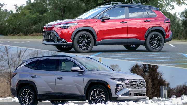 I drove the Hyundai Tucson Hybrid and Toyota Corolla Cross Hybrid for a week — here's the affordable hybrid I'd recommend