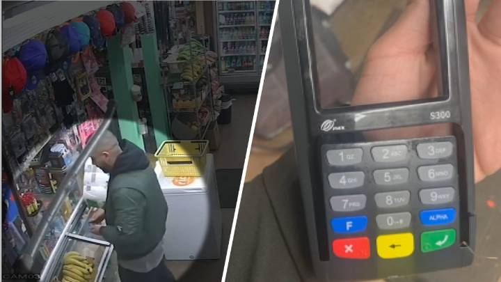 NJ store clerk spots skimming device as scammers install it